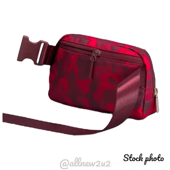 New Lululemon Red Camouflage Bunny belt Bag Limited Edition Host Pick! -  threedaughtersproperties.com
